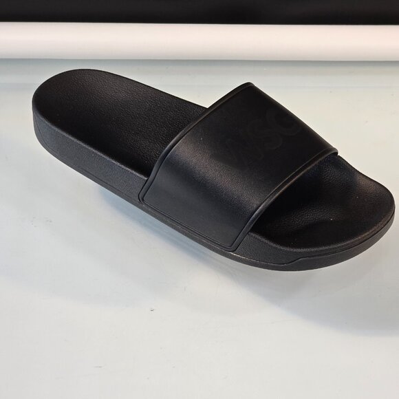 WSG Logo What's good? Slider Slides Black Rubber EU Size 44 US Size 10 - 10.5 - Picture 4 of 7
